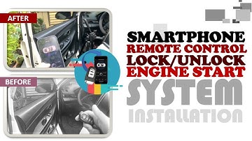 Smart Engine Start and Entry System [PART 1] How to remotely control vehicle via smartphone #Keyless