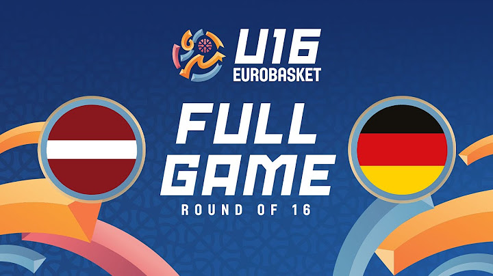 Round of 16 | Latvia v Germany | Full Basketball Game | FIBA U16 EuroBasket 2024
