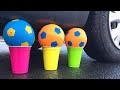 Crushing Crunchy & Soft Things by Car! EXPERIMENT Car vs COLA, SLIME CATS TOYS