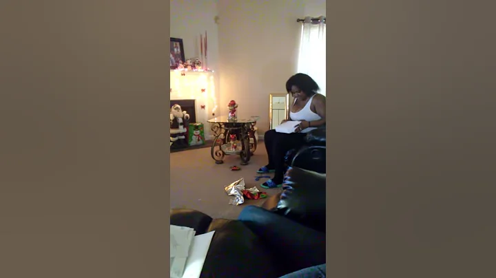 When you open up your Christmas present early