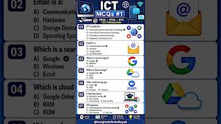 7 ICT MCQs | Computer Science Quiz 📡#ICT #ComputerScience #MCQs #PPSC #FPSC #NTS #ICTMCQs #Education