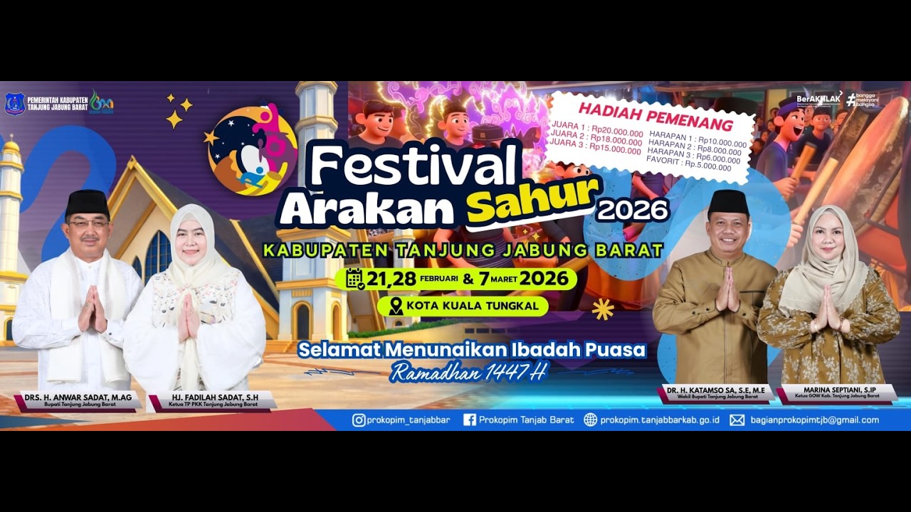 🔴 LIVE FESTIVAL ARAKAN SAHUR KE-3 2026, DI KUALA TUNGKAL