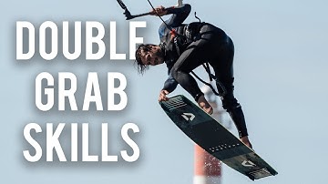 Kiteboarding DOUBLE GRAB Straight Air - Seatbelt/Tail - Tricks of the Trade
