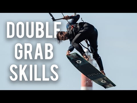 Kiteboarding DOUBLE GRAB Straight Air - Seatbelt/Tail - Tricks of the Trade