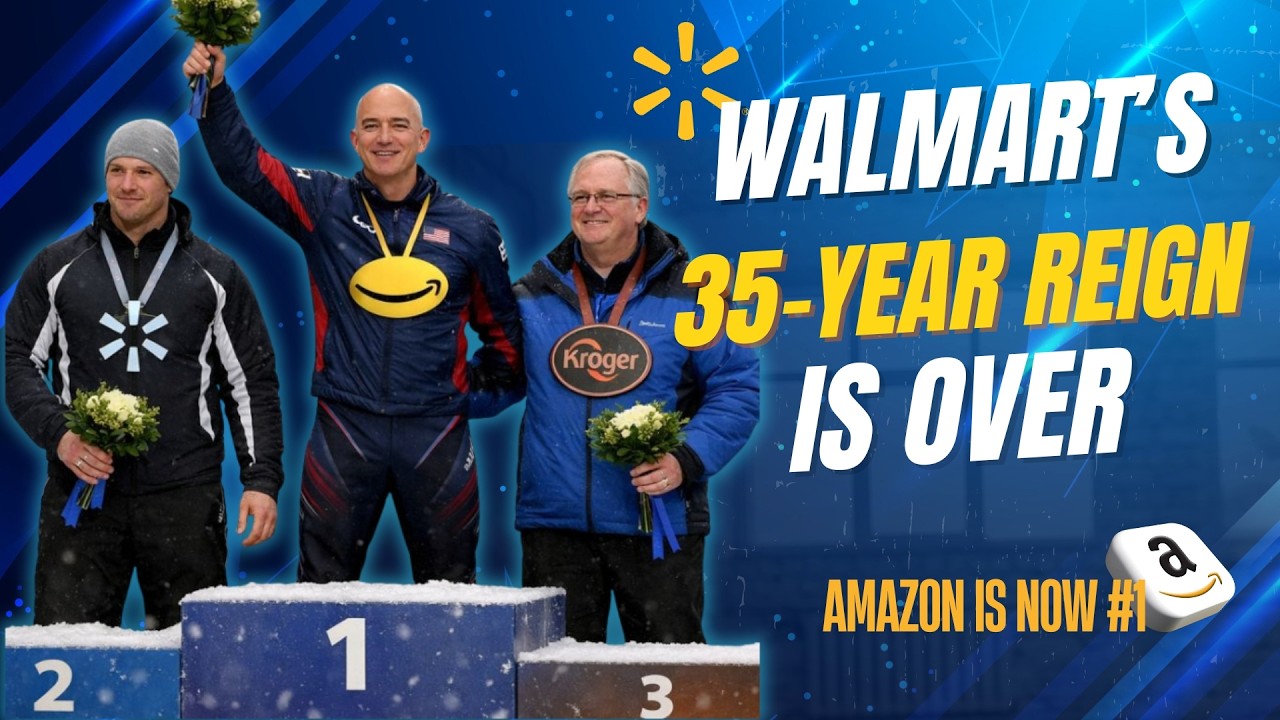 Walmart’s 35-Year Reign Is Over — Amazon Is Now #1