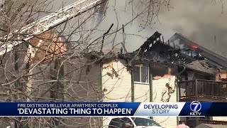 Bellevue apartment complex fire