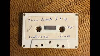Israel demands a king 1986