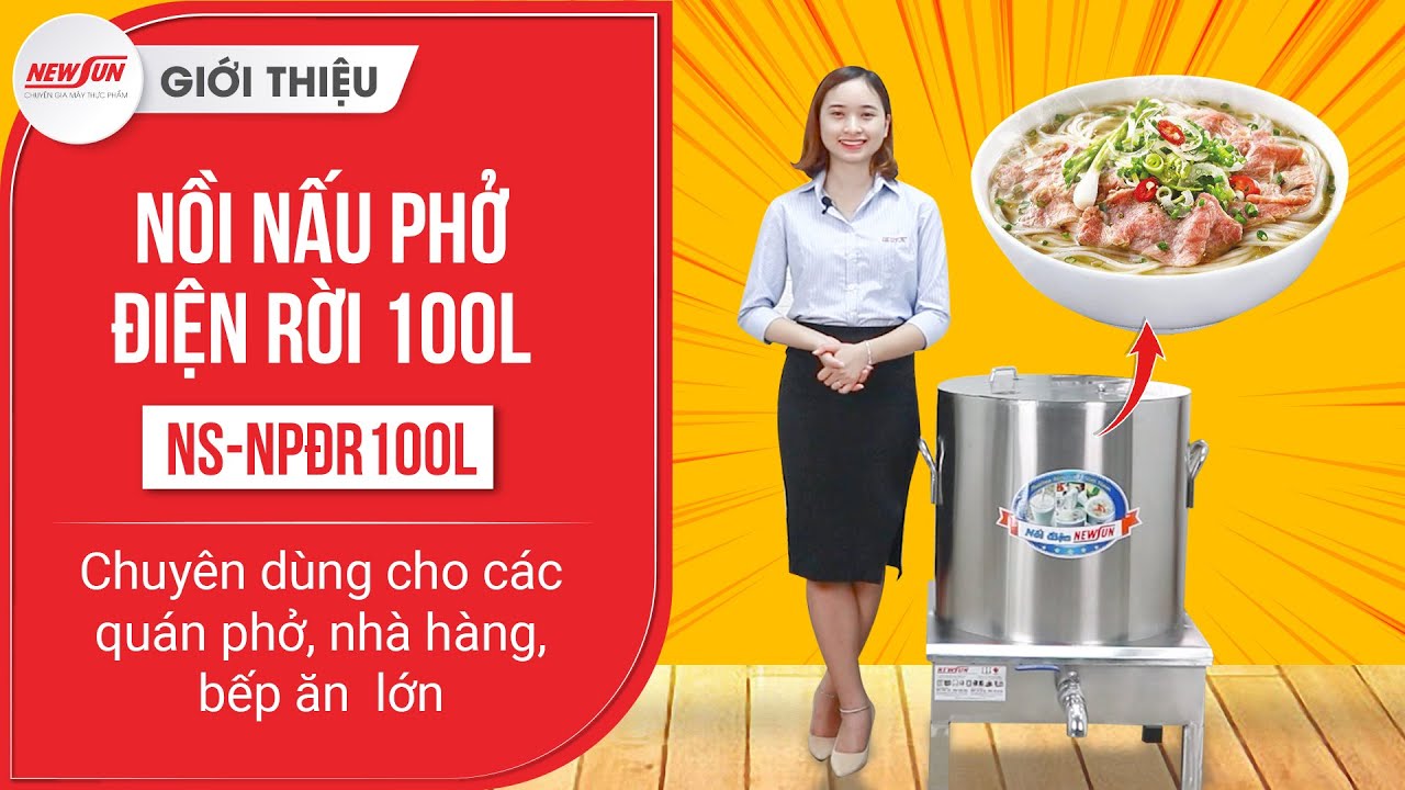 Nồi nấu phở điện rời Newsun