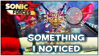 Sonic forces: Something BIG I noticed!!