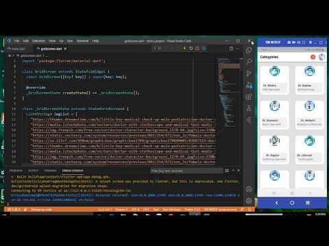 Easy Flutter Doctor Screen UI - Code | Grid View | App Development