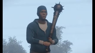 Salvaged cleaver makes kid cry as I rip his base from his hands.