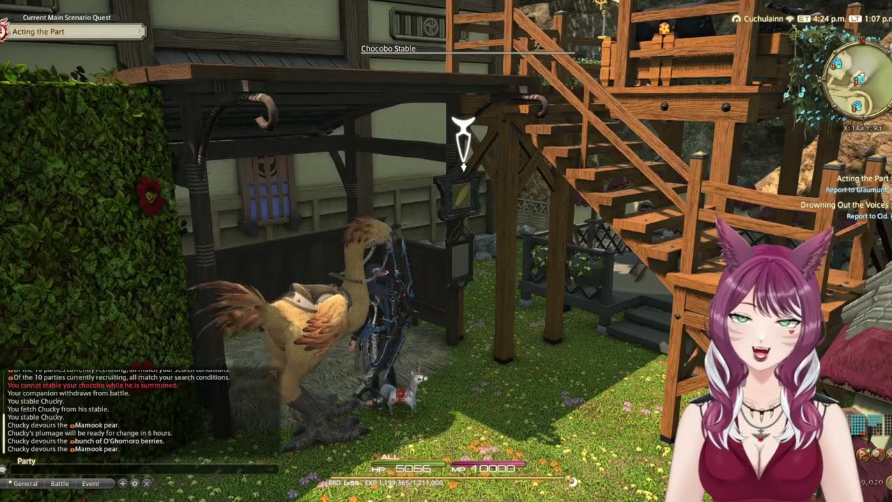 Changing Chocobo Color-Lokki does ARR-Playing Final Fantasy XIV- Have Bow Will Travel-Chapter 243