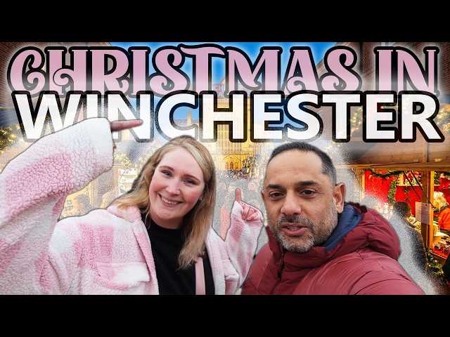 Travel vlog - Is This England's Most Festive City? 🎄 Winchester Christmas Market & Historic Walk