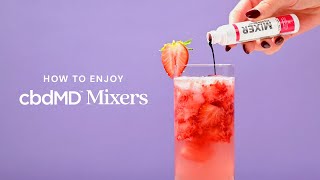 cbdMD Mixers | How to Use