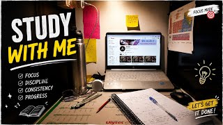 Study With Me LIVE |2-3 Hour Focus|Pomodoro 36/50 Pomo|RE-NEET 2026| SolvexA|NEET Dropper|JEE |UPSC
