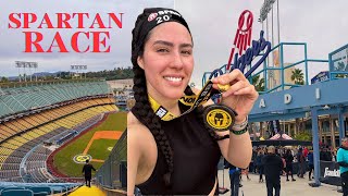 SPARTAN RACE at the DODGER STADIUM I 2024- 4K