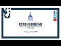Holding a COVID-19 briefing. WATCH