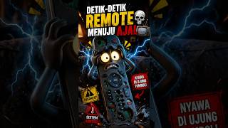 Detik-detik Remote Menuju Ajal 💀📺 #remote #3danimation #education #animation