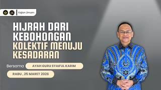 Hijrah Dari Kebohongan Kolektif Menuju Kesadaran  Syaiful Karim  Kajian Makrifat