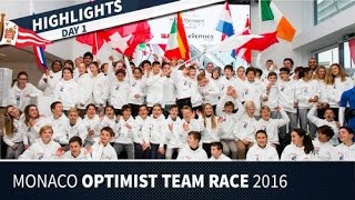Monaco Optimist Team Race 2016 - Day 1