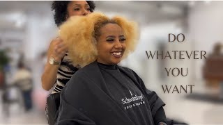 SHE SAID DO WHAT YOU WANT | DAY IN THE SALON AS A HAIRSTYLIST