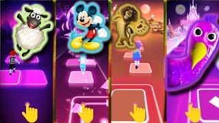 Garten of Banban, Opila Bird Vs Sheep Vs Mickey Mouse Vs Lion 🔝 Tiles Hop EDM Rush screenshot 5