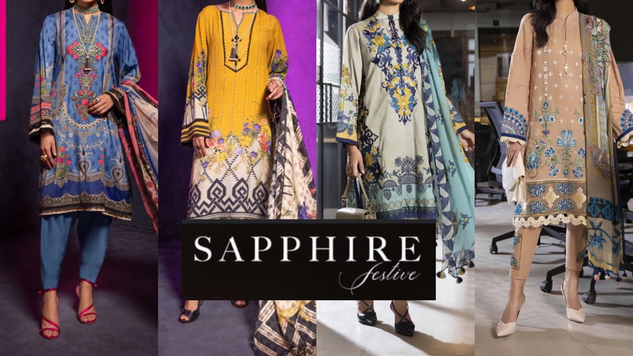 Sapphire Signature And Silk Pre Winter Collection 2021