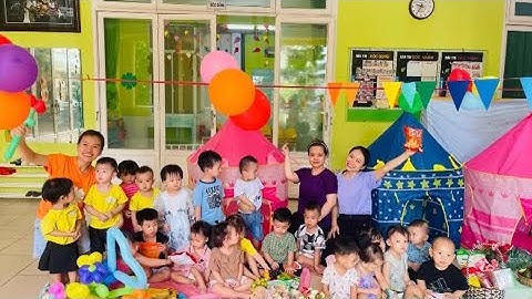 Ngày hội sắc màu - Lớp Thỏ Trắng | Mầm non Hoa Mai Gò Vấp