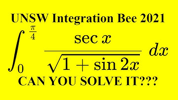 UNSW Integration Bee 2021 #2-5