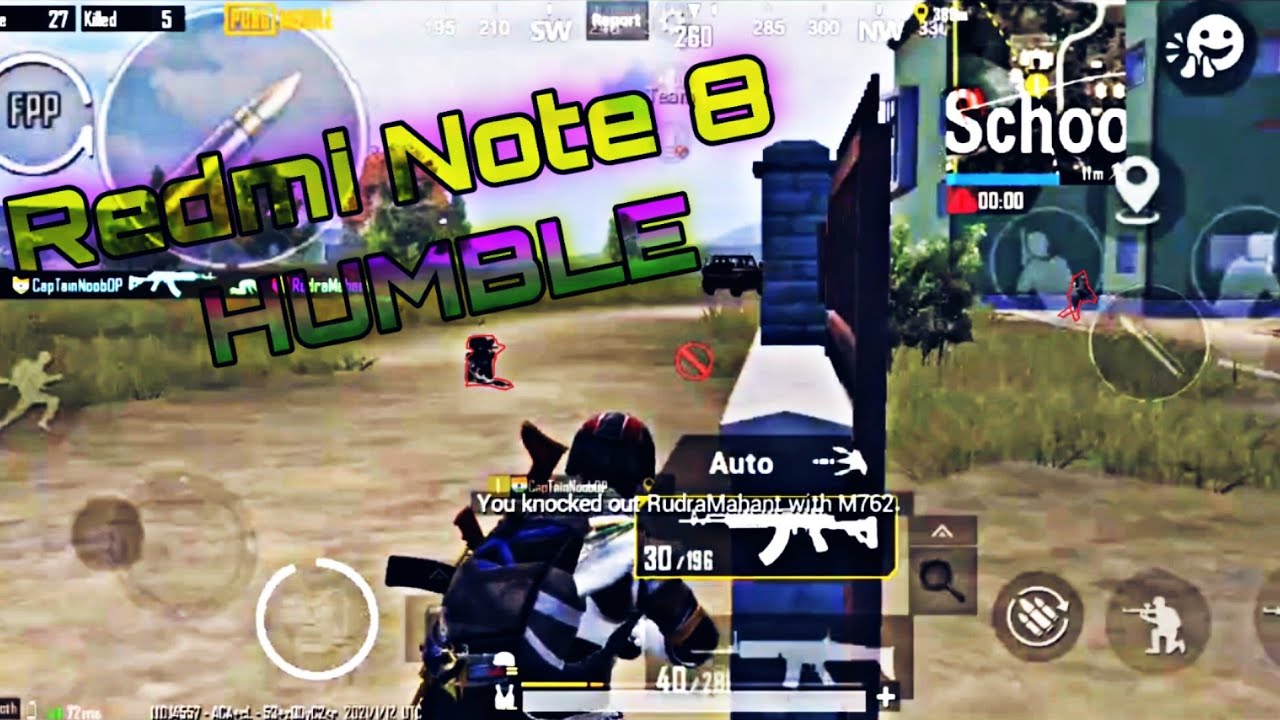 Redmi Note 8 | Humble Montage | CapTain GaminG | Pubg Mobile India