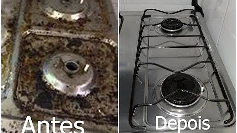 Como deixar o fogão com cara de novo?