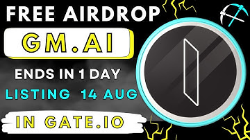 GM.AI Free Telegram Airdrop | GM.ai New Crypto Mining | Listing on Gate.io on August 2024.