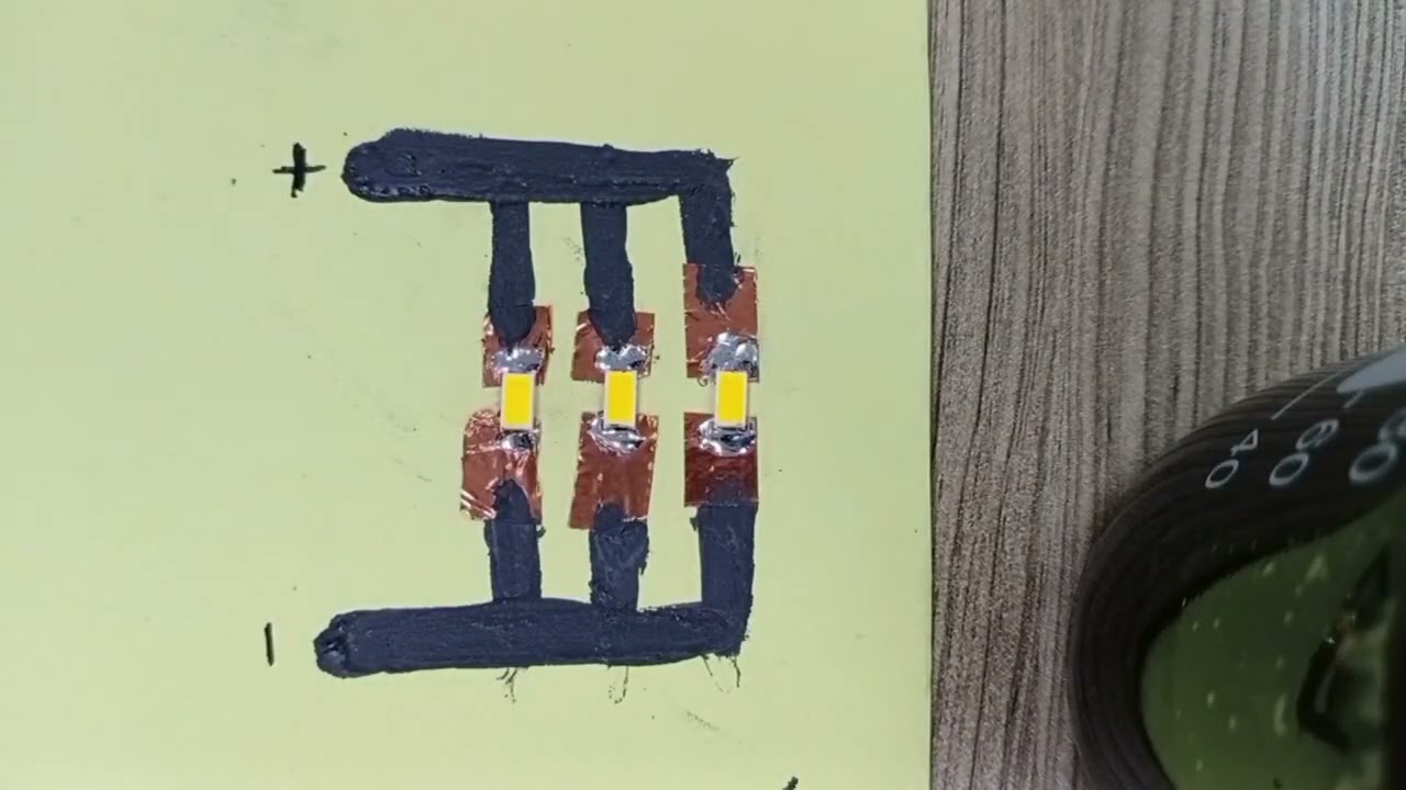 Homemade conductive carbon ink for flexible circuit