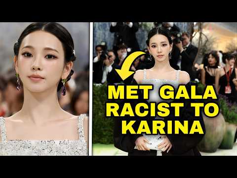 Paparazzi being RACIST to aespa’s Karina at the MET GALA