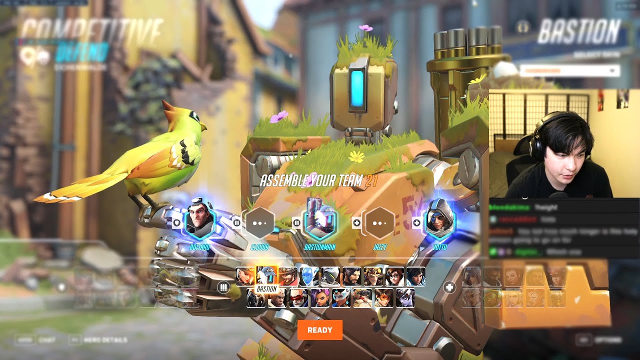 BASTIONMAIN NANO BASTION GAMEPLAY- OVERWATCH 2 TOP 500 SEASON 8