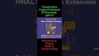 Tutorial Kirim Crypto Pi Network Dari Pi Browser Ke Exchange (Market Cryptocurrency)