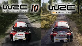 WRC 10 vs WRC Generations | Direct Comparison