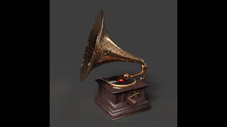 Gramophone 3D model