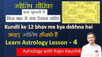 What to look for in each house of the horoscope || Jyotish lesson - 4 in Hindi