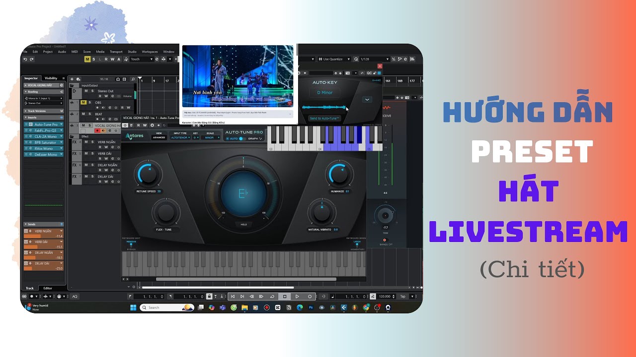 Hướng Dẫn Tự Tay Set Preset ( Project )Hát Livestream Từ A-Z | Hát nhẹ, lâu mệt, bay bổng