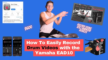 How To Record Drum Videos With Yamaha EAD10 and Rec