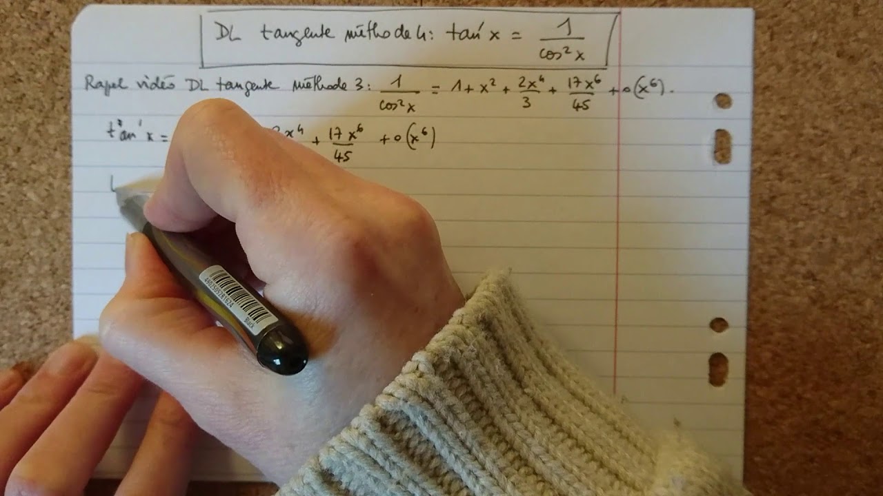 L1 Analyse DL de tangente méthode 4 tan' = 1/ cos^2 YouTube — free download