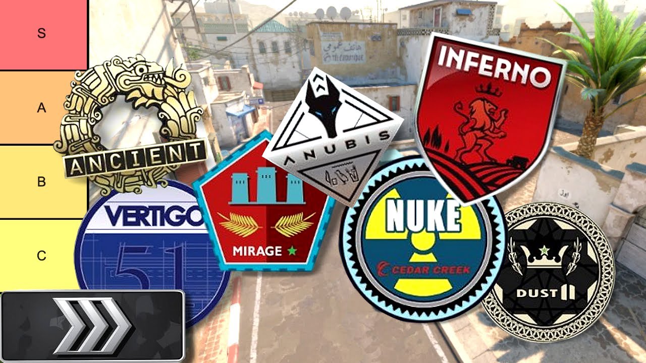 Counter Strike 2 Map Tier List - A Silver's Perspective - YouTube