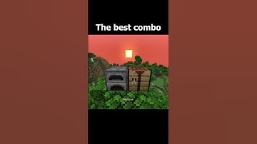 Minecraft furnace + crafting table moment #shorts