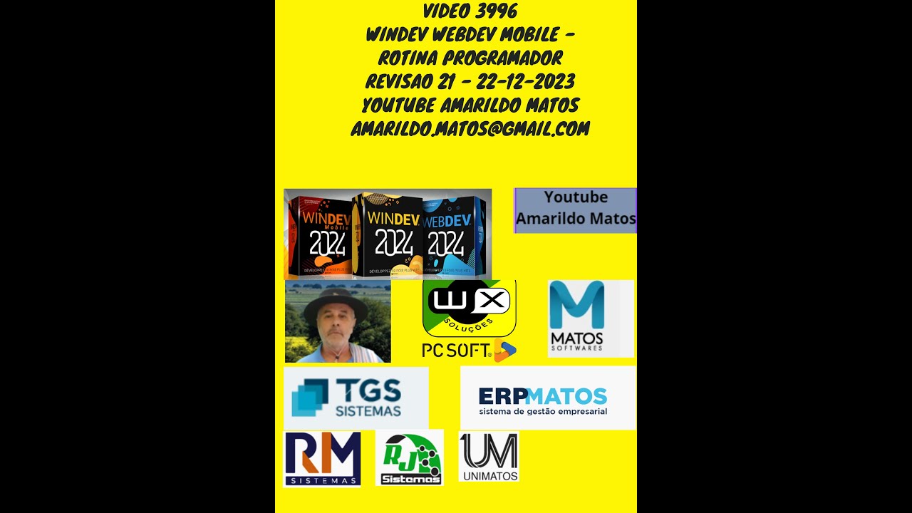 Video 3996 - windev webdev Mobile -Rotina programador Revisao 21 - 22-12-2023