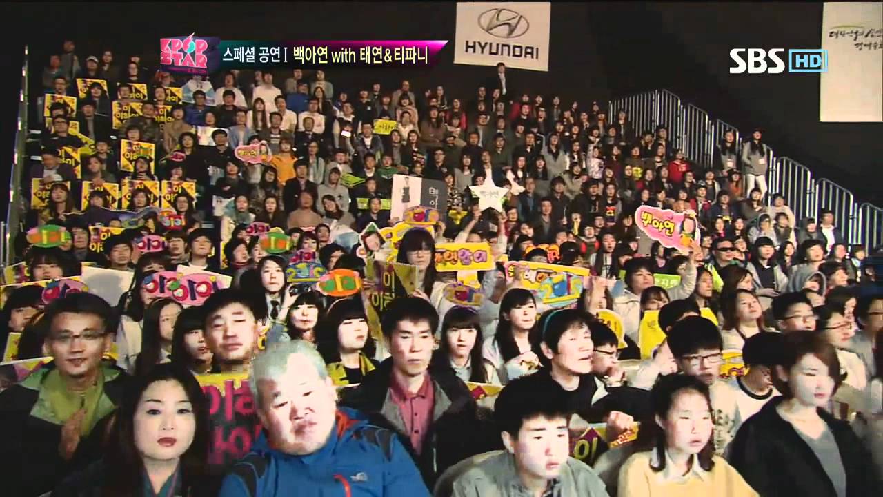 Baek Ayeon With Tiffany & Taeyeon [Lady Marmalade Special] @KPOPSTAR 20120422