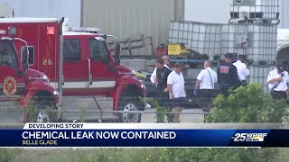 Chemical leak contained in Belle Glade