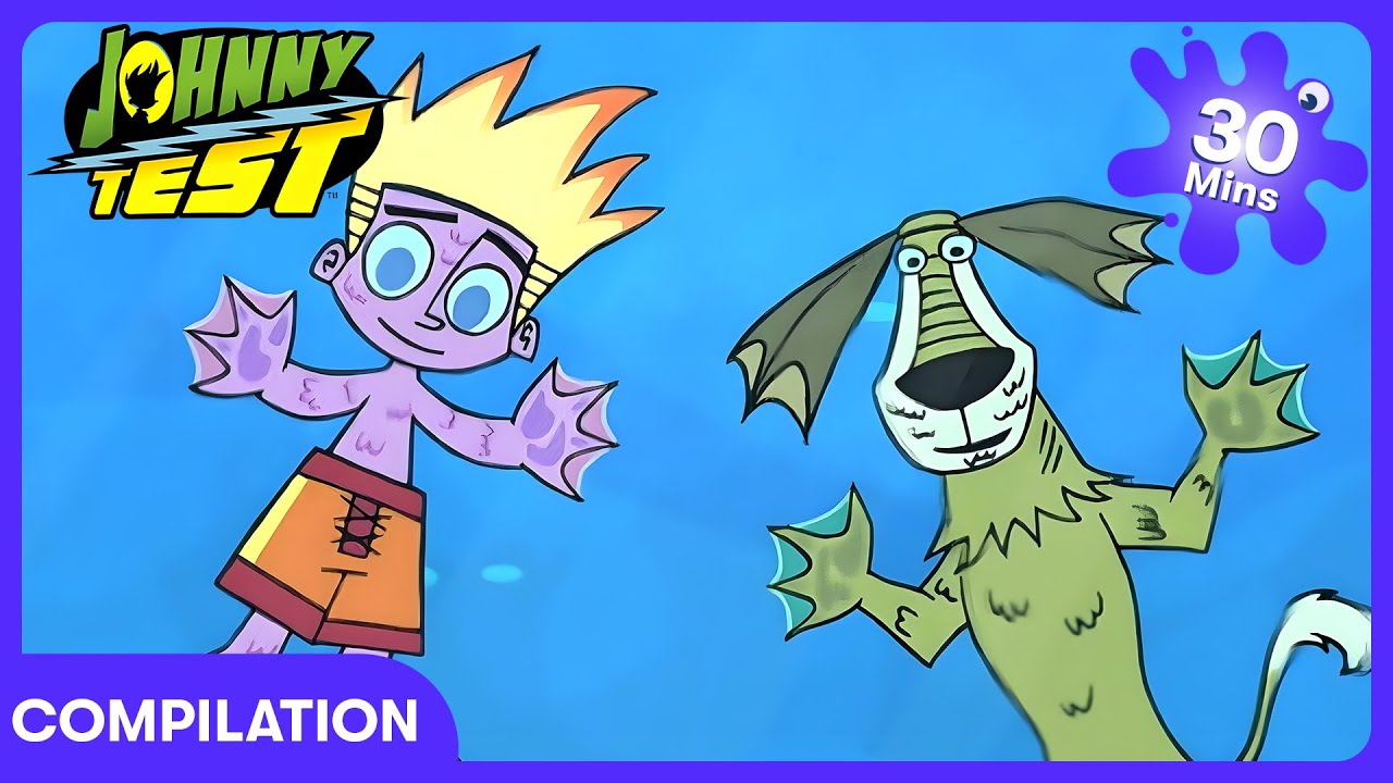 신비한 바닷속 숨겨진 비밀 미션! 🌊 - Johnny Test | 어린이 만화 | WildBrain 어린이