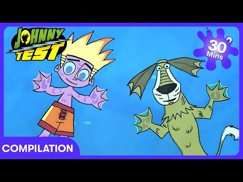 신비한 바닷속 숨겨진 <strong>비밀</strong> 미션! 🌊 - Johnny Test | 어린이 <strong>만화</strong> | WildBrain 어린이
