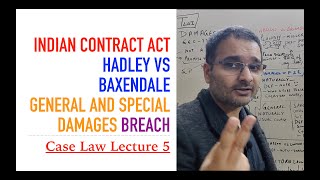 Hadley vs Baxendale | | Indian Contract Act Lecture 5 | LLBx  |